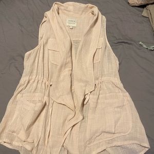 Torrid Blush Pink Gauze Vest